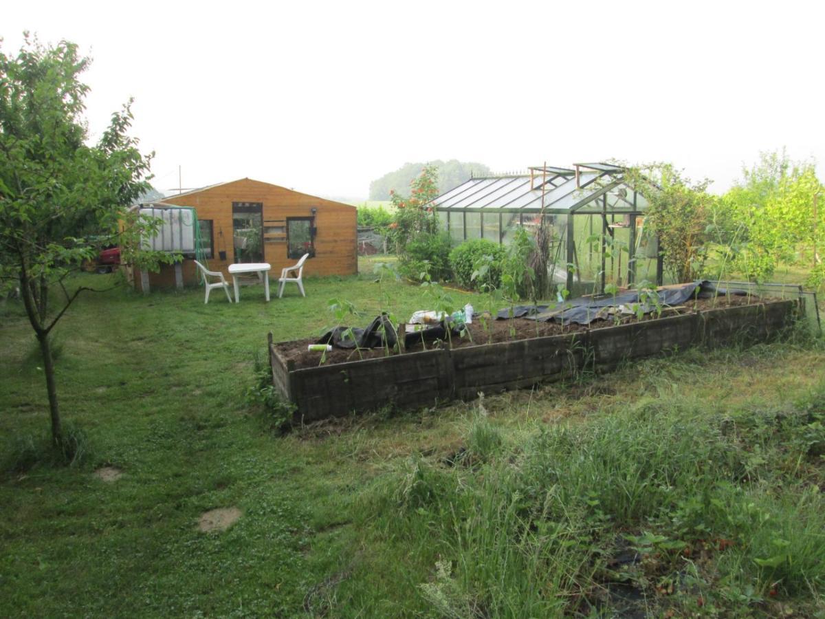 Florennes Gîte neuf 150 M2 devant un grand lac privé de 2 hectares poissonneux au milieu des bois Exterior foto